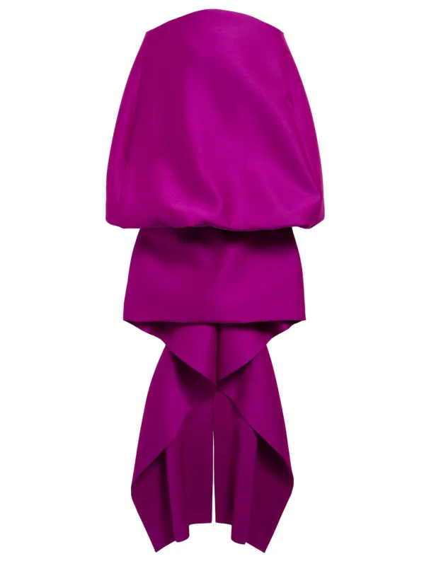 WOMEN`S OFF-SHOULDER DRESS IN VIOLET made by Balenciaga