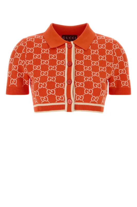 EMBROIDERED COTTON CARDIGAN made by Gucci