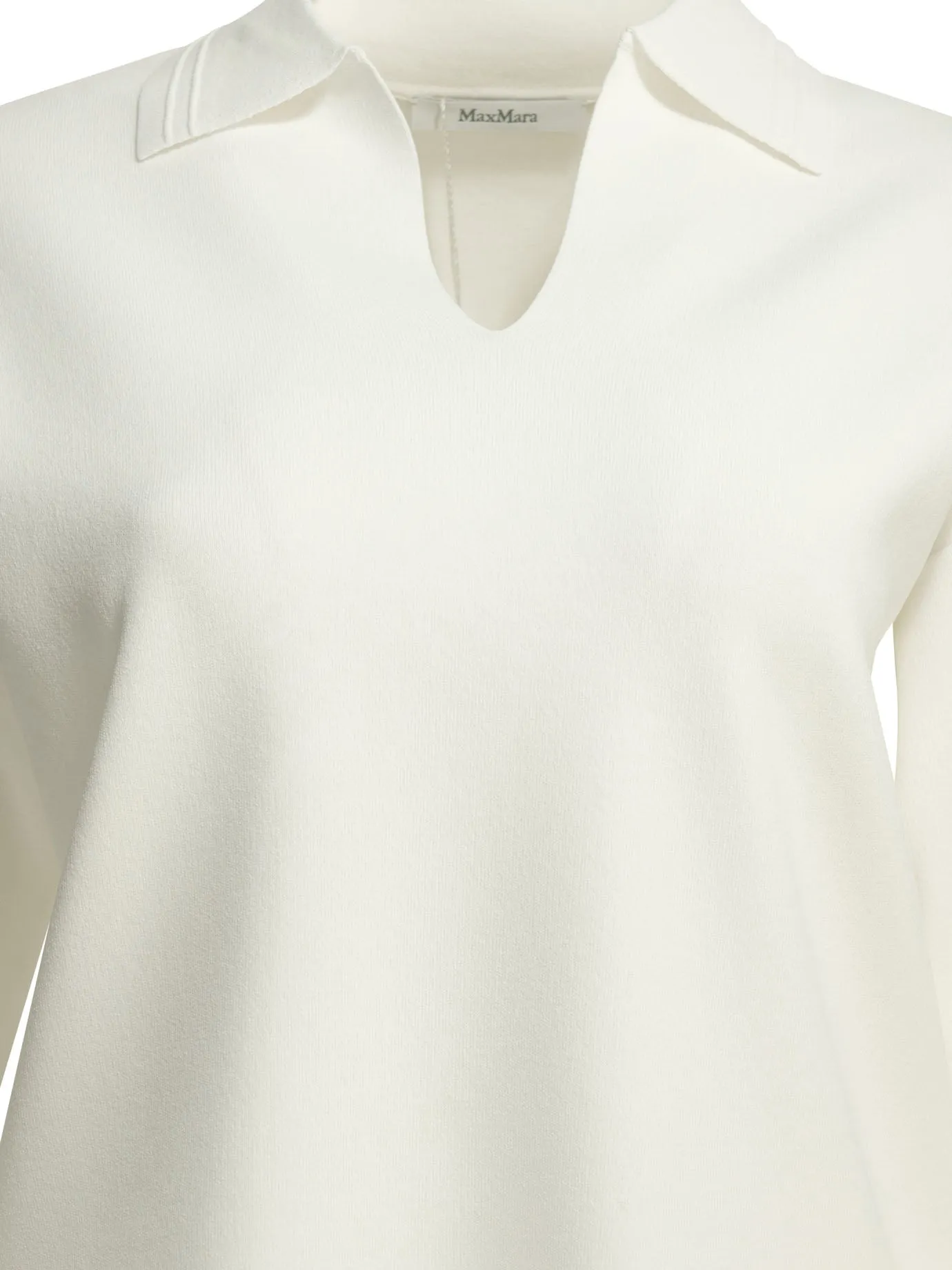 WITHOUT BUTTONS WHITE VISCOSE POLYAMIDE POLO SHIRT sold by Lord & Taylor product image thumbnail 3