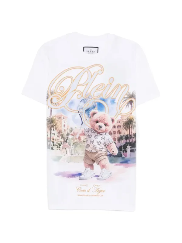 PHILIPP PLEIN TEDDY-PRINT T-SHIRT made by Lord & Taylor