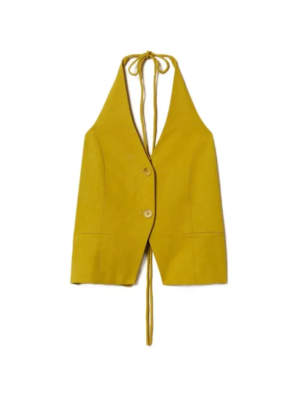 TWINSET HALTERNECK WAISTCOAT made by Lord & Taylor