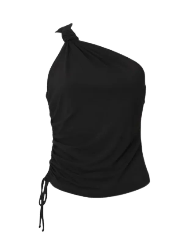 ONE SHOULDER KNOT TOP made by Pinko