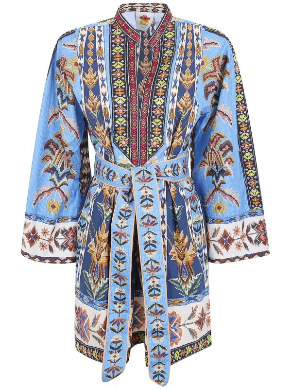 EMBROIDERED TAPESTRY MINI DRESS sold by Lord & Taylor