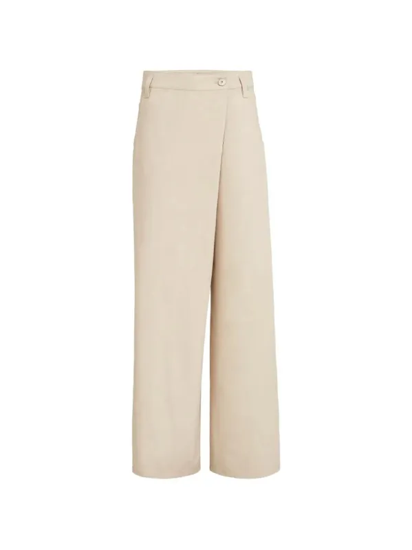 WIDE LEG ASYMETRICA PANTS made by Brunello Cucinelli