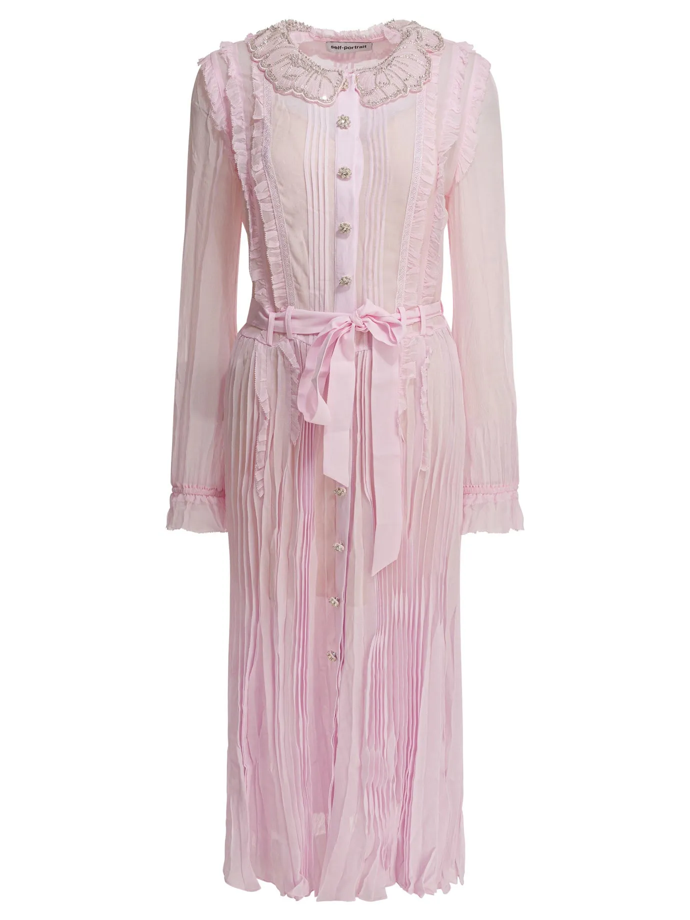 SELF PORTRAIT PLEATED JEWELLED DRESS sold by Lord & Taylor