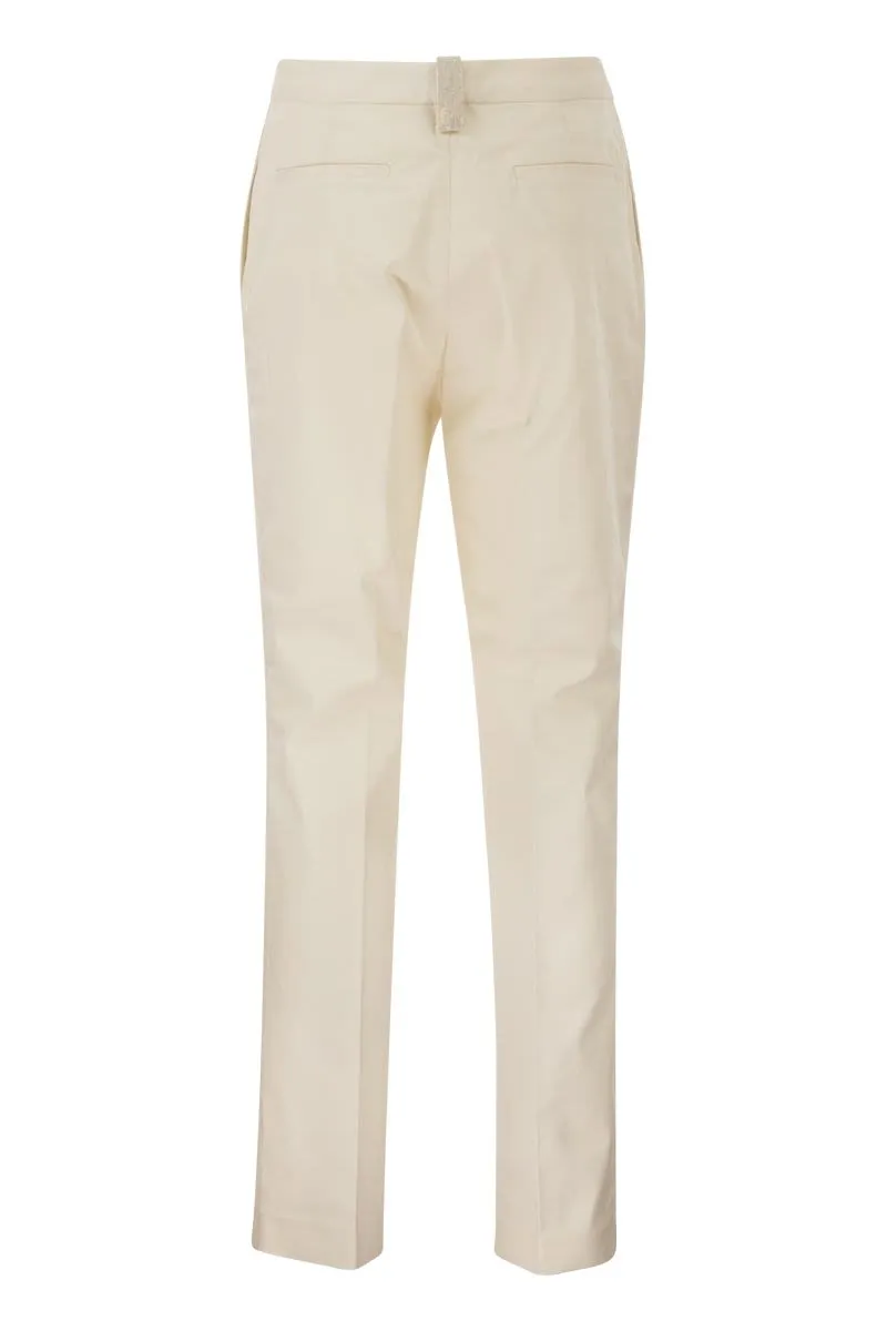 COTTON ELASTANE PANTS sold by Lord & Taylor product image thumbnail 2