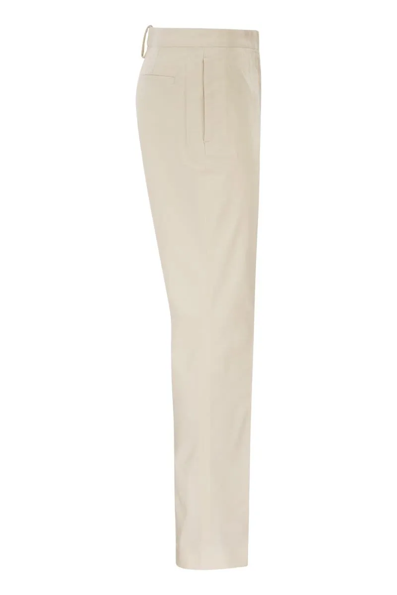 COTTON ELASTANE PANTS sold by Lord & Taylor product image thumbnail 3