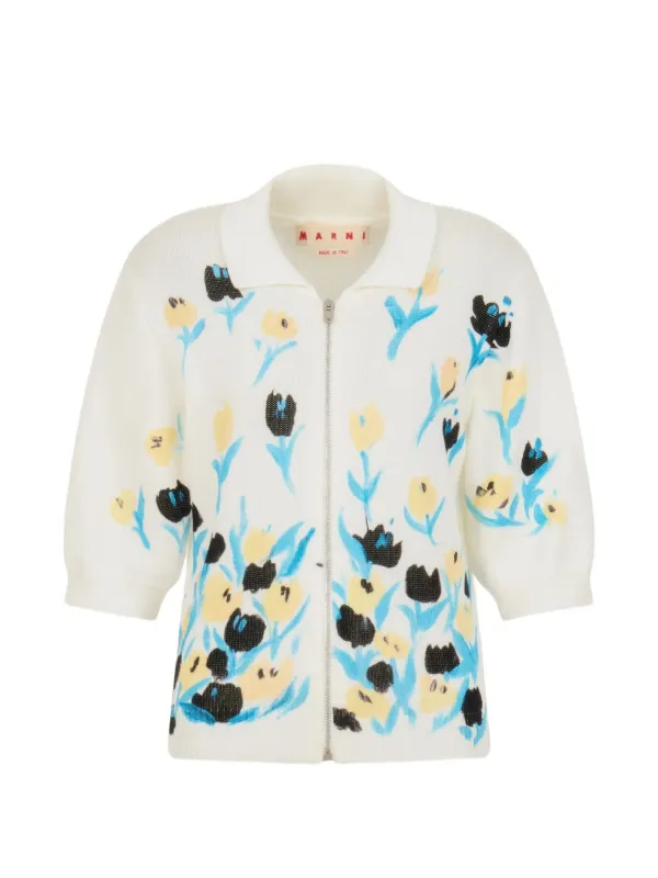 COTTON KNIT CARDIGAN made by Marni