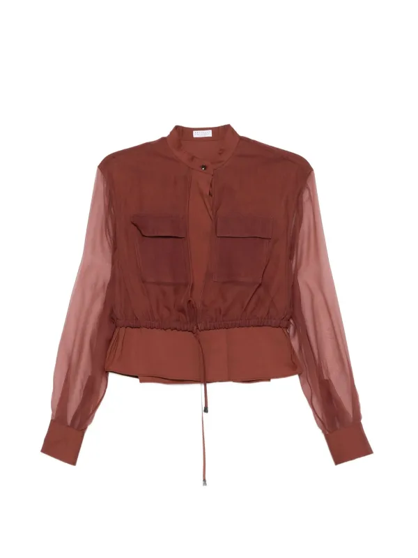 COTTON POLYAMIDE SILK SHIRT made by Brunello Cucinelli