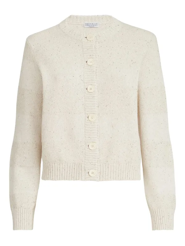 COTTON POLYESTER BULL CARDIGAN made by Brunello Cucinelli