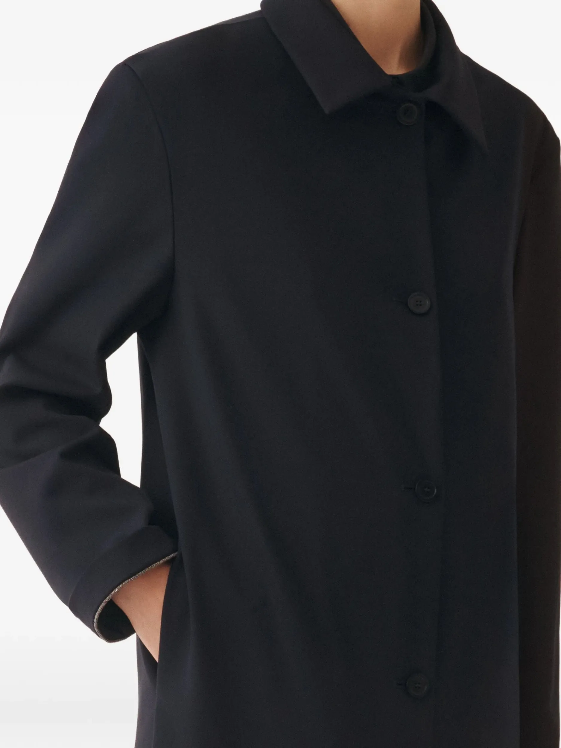POLYESTER VISCOSE ELASTANE COAT sold by Lord & Taylor product image thumbnail 3