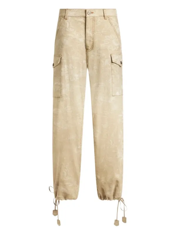 COTTON LINEN ELASTANE PANTS made by Etro