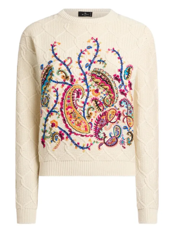 COTTON WOOL ACRYLIC JERSEY made by Etro