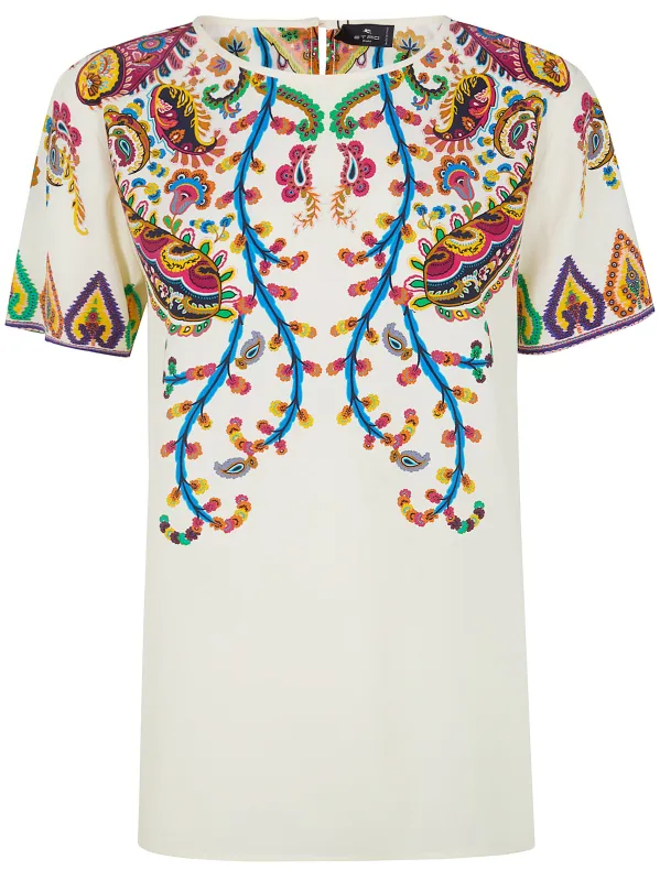 SILK T-SHIRT made by Etro