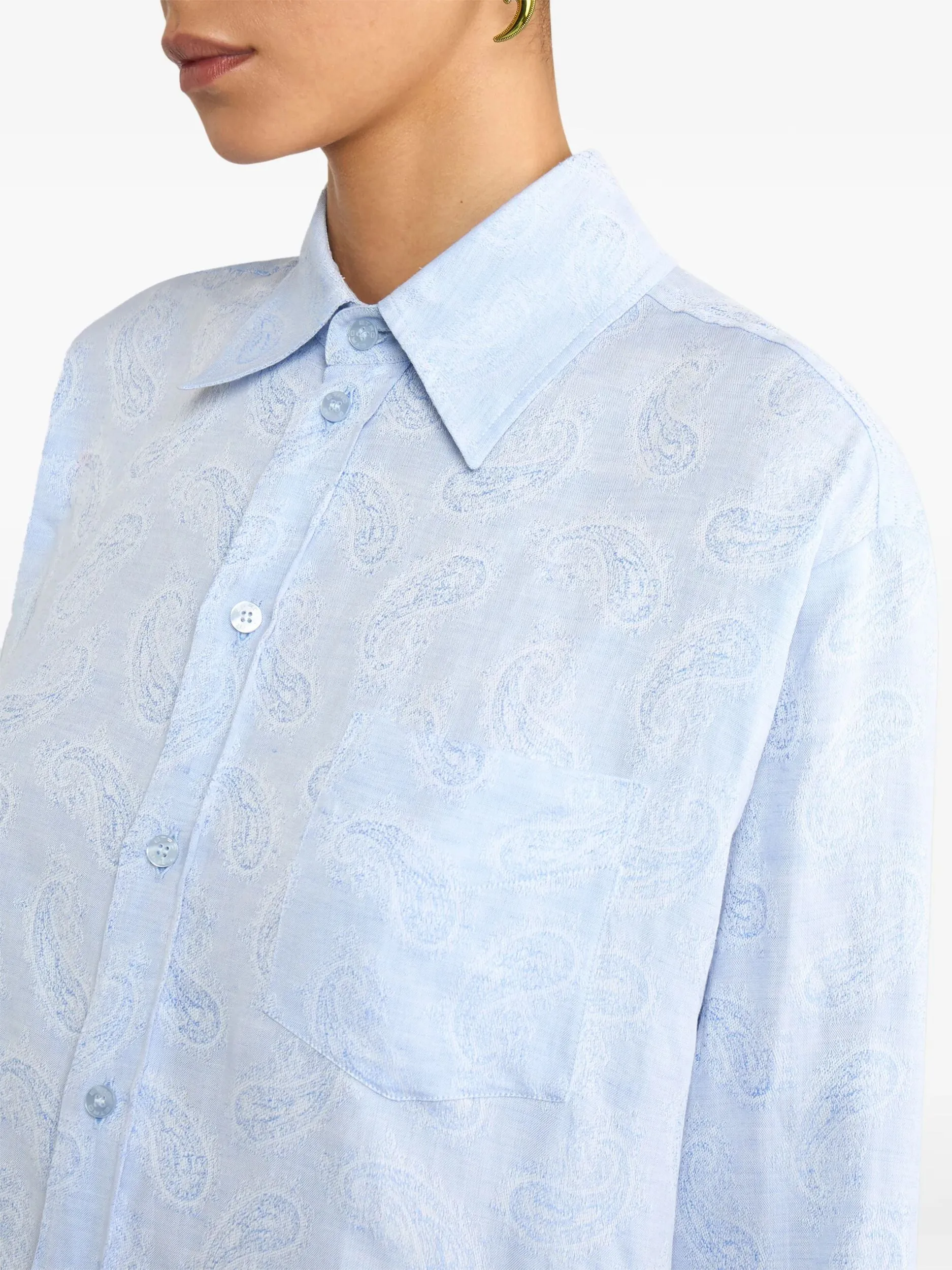 LINEN COTTON SHIRT sold by Lord & Taylor product image thumbnail 4