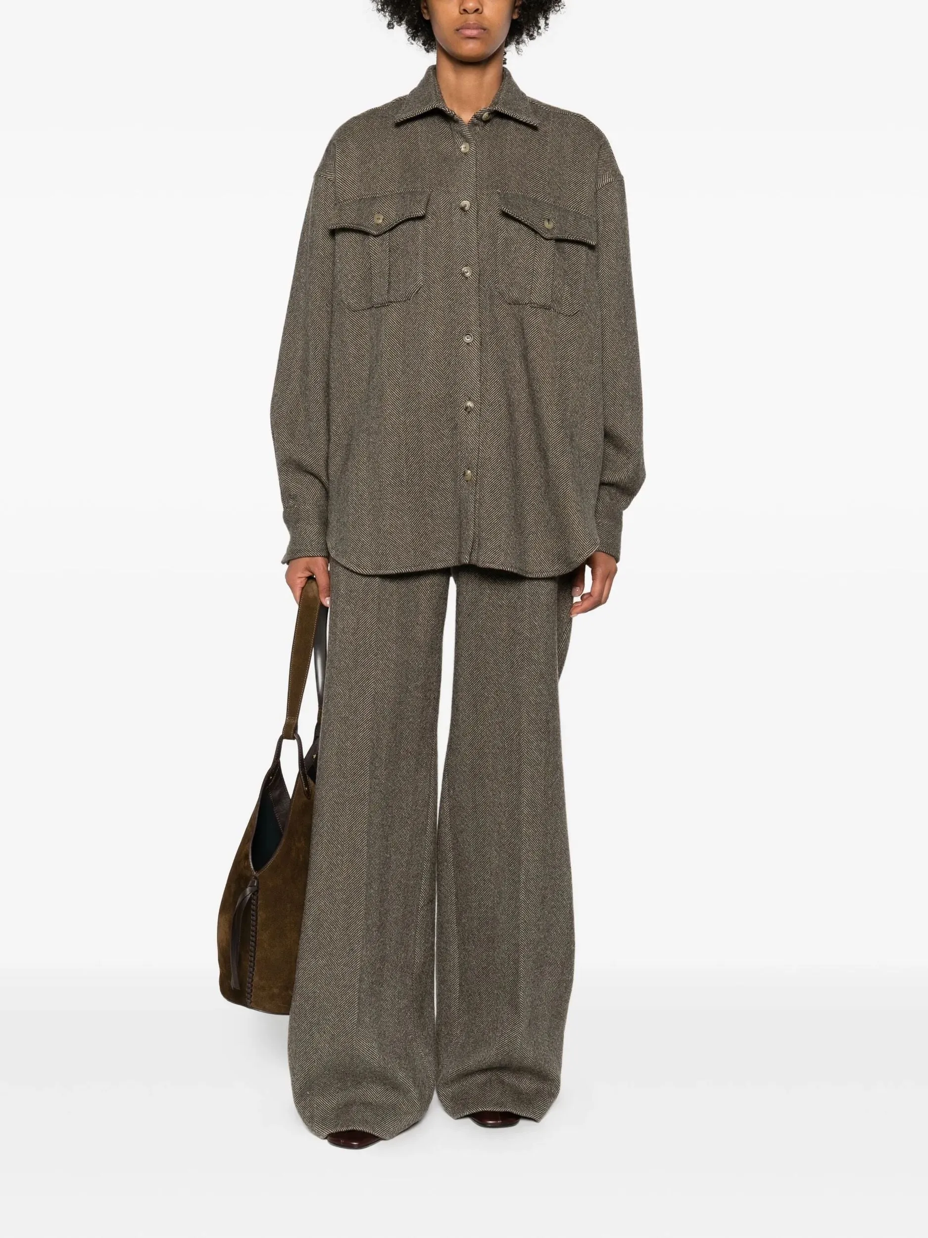 WOOL SILK CASHMERE SHIRT sold by Lord & Taylor product image thumbnail 5