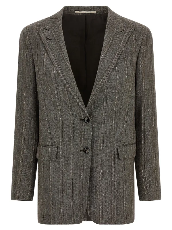 'Bertha' blazer made by Tagliatore