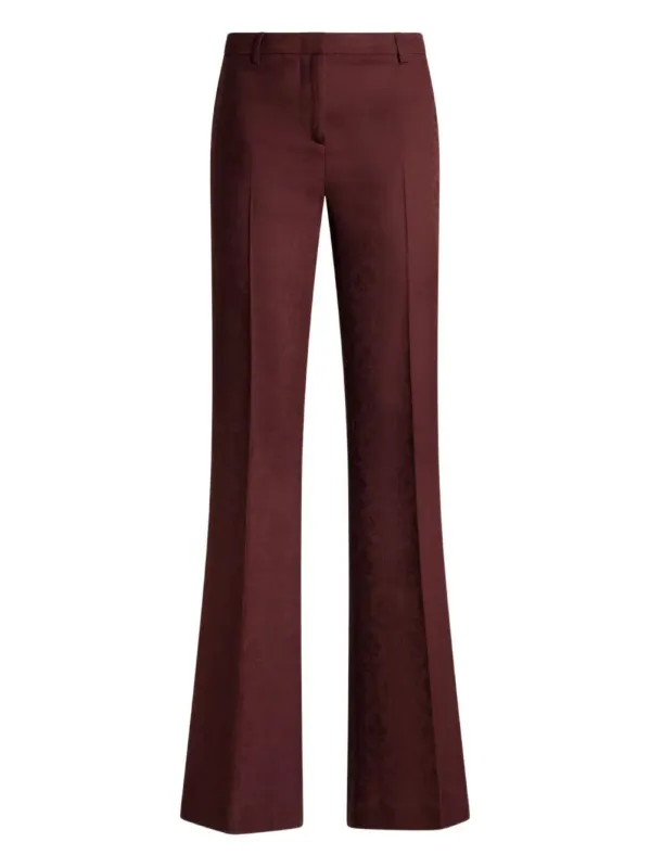 COOL WOOL JACQUARD TROUSERS made by Etro