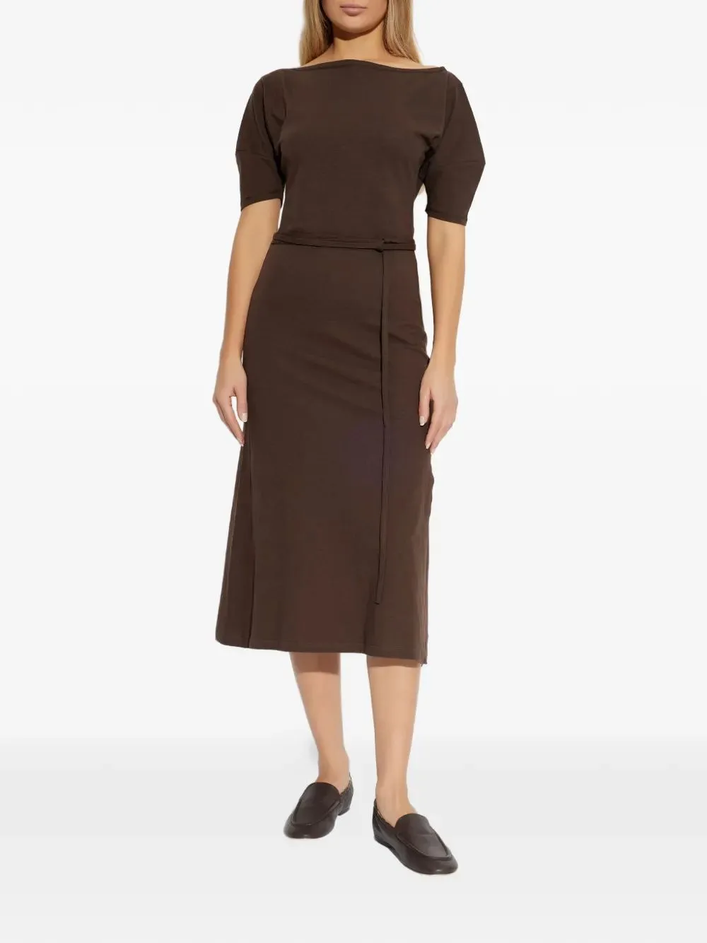 COTTON AND LINEN MIDI DRESS sold by Lord & Taylor product image thumbnail 3