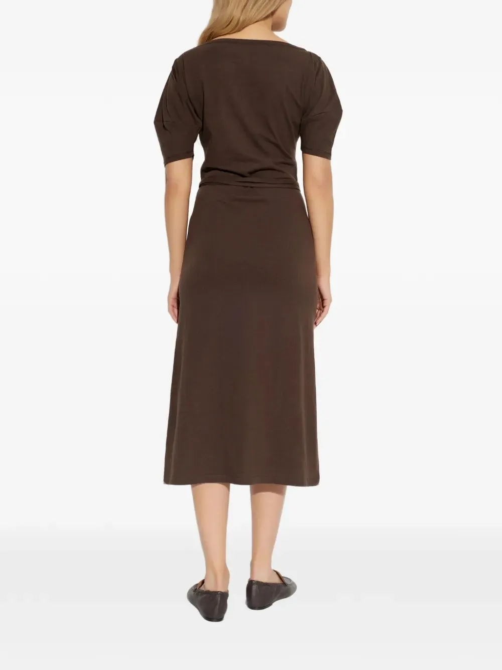 COTTON AND LINEN MIDI DRESS sold by Lord & Taylor product image thumbnail 4