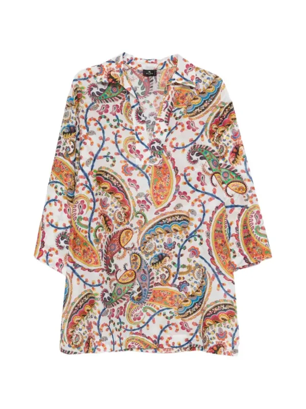 MINI DRESS WITH PAISLEY PRINT made by Etro