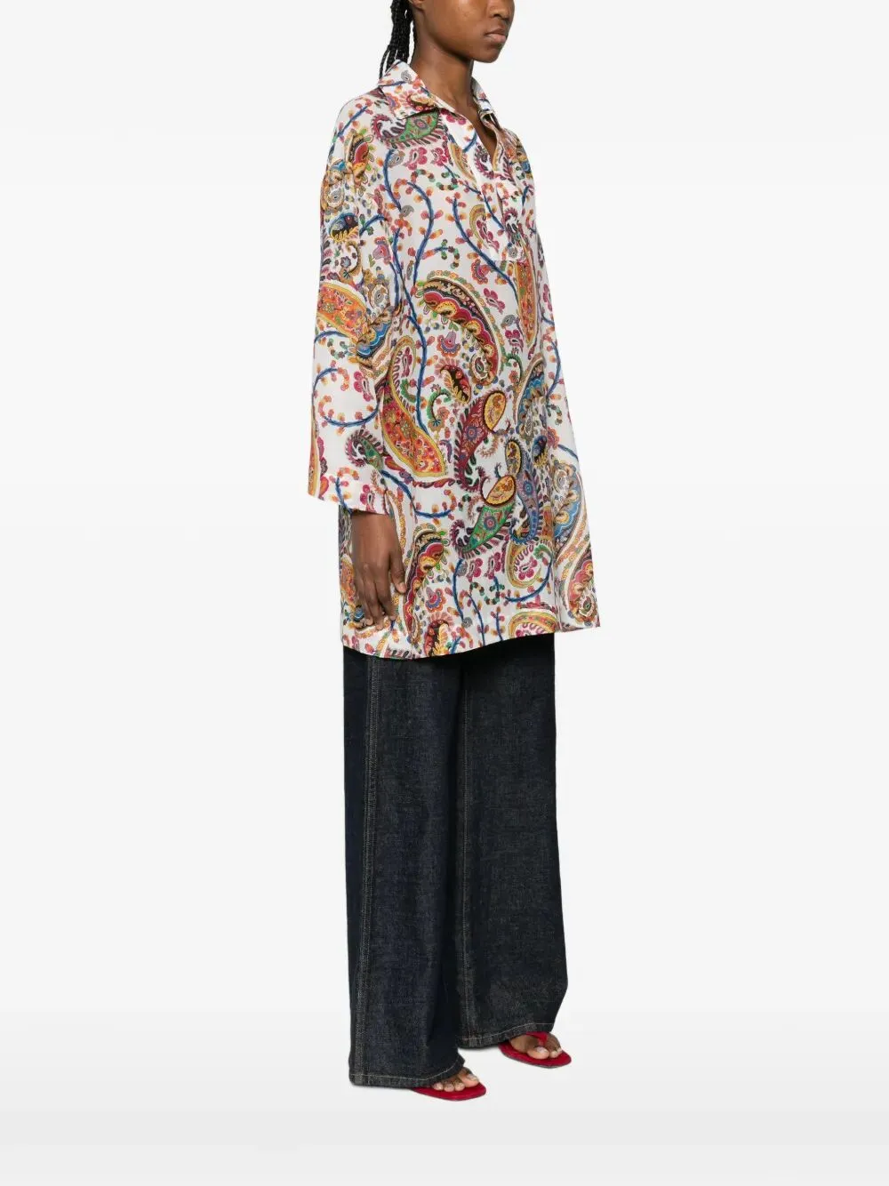 MINI DRESS WITH PAISLEY PRINT sold by Lord & Taylor product image thumbnail 5