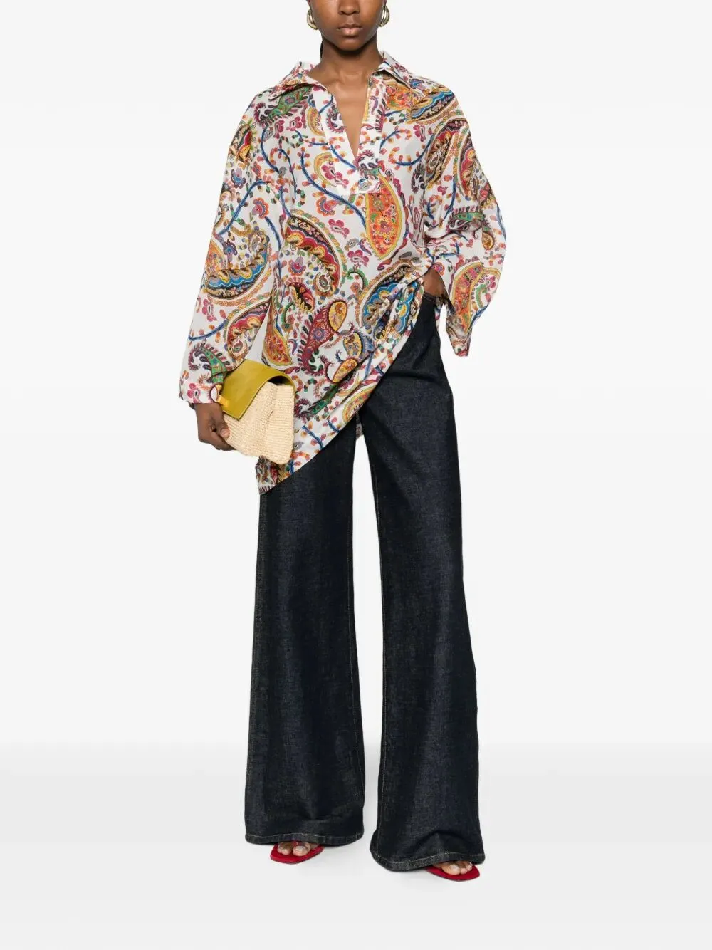 MINI DRESS WITH PAISLEY PRINT sold by Lord & Taylor product image thumbnail 3