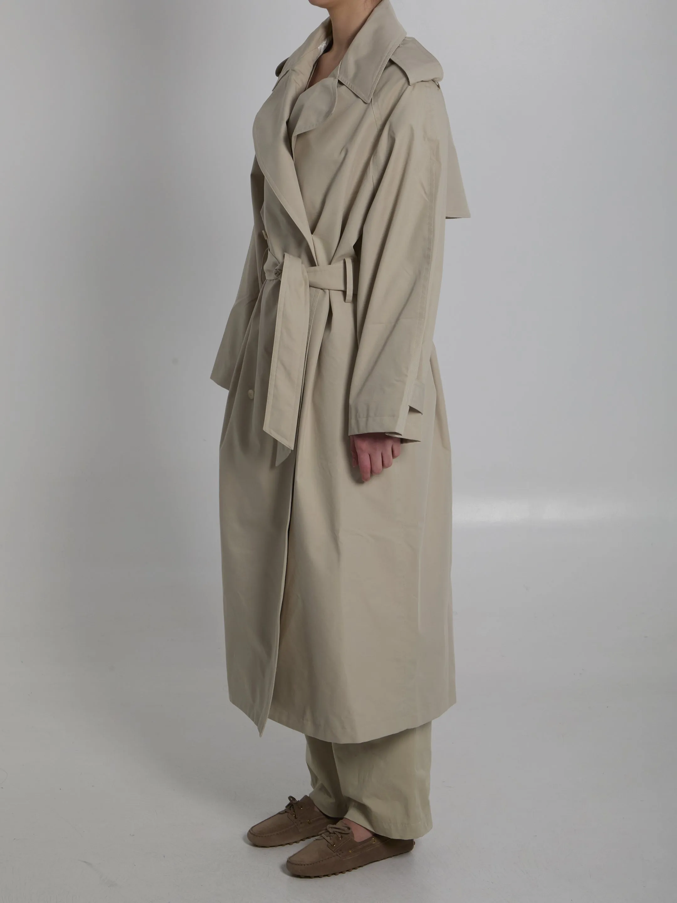 Riva cotton trench coat sold by Lord & Taylor product image thumbnail 2