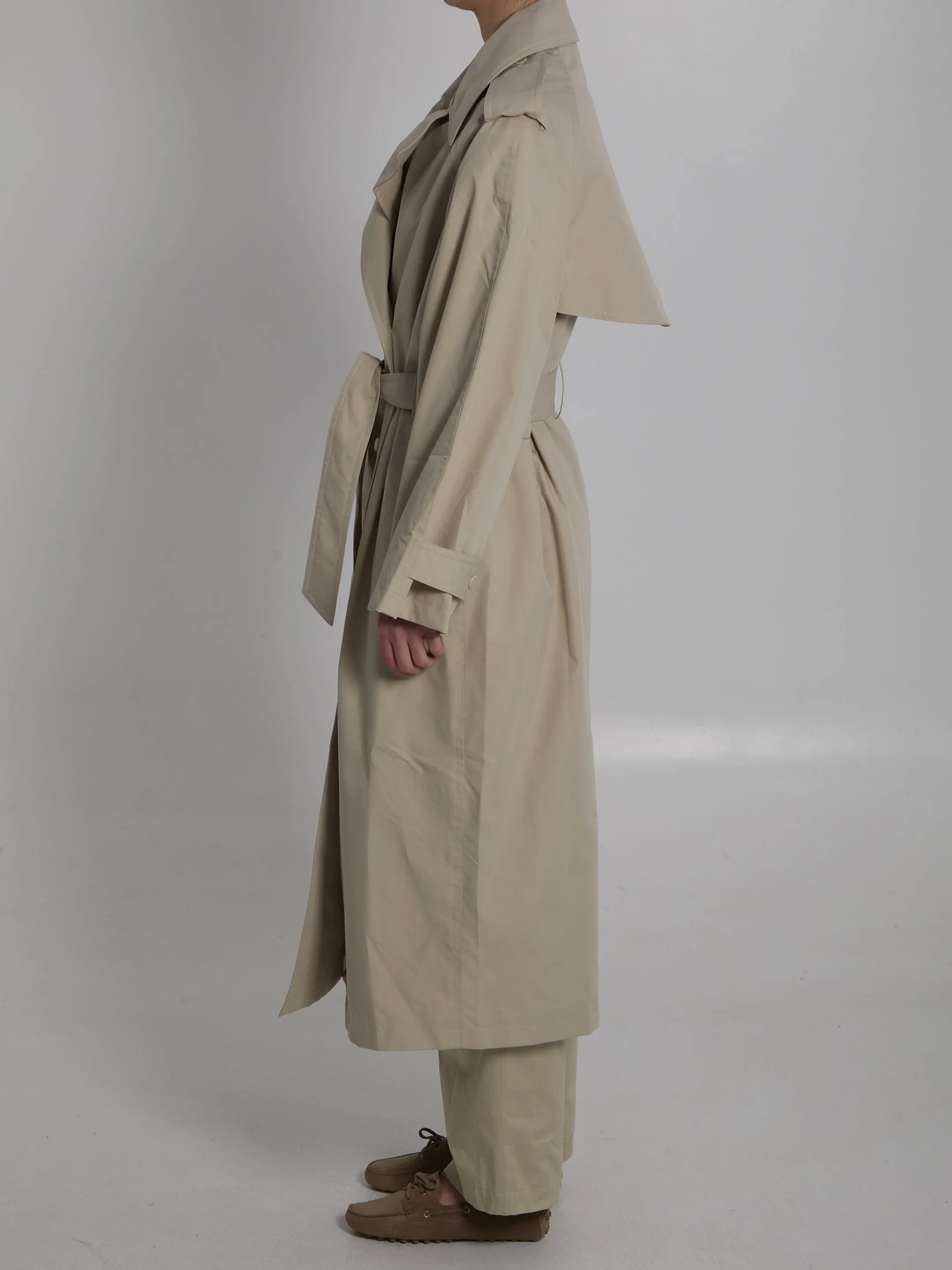 Riva cotton trench coat sold by Lord & Taylor product image thumbnail 3