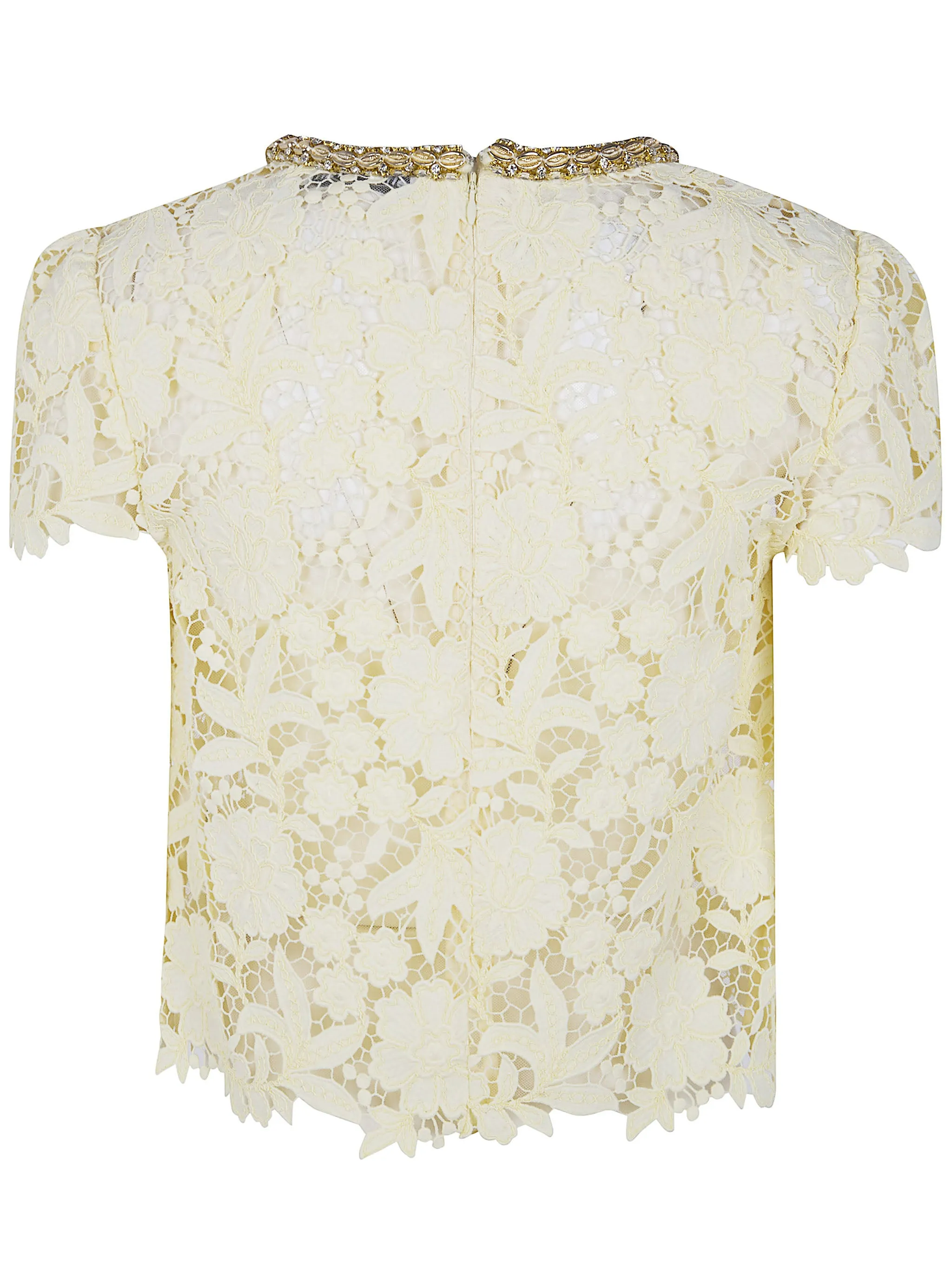 YELLOW LACE TOP sold by Lord & Taylor product image thumbnail 2