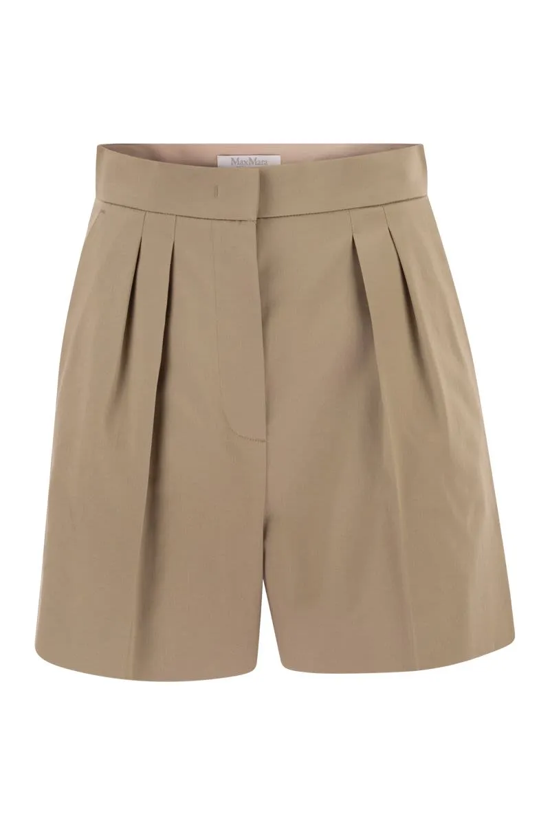 MXMTABACCO - STRETCH COTTON SATIN SHORTS sold by Lord & Taylor