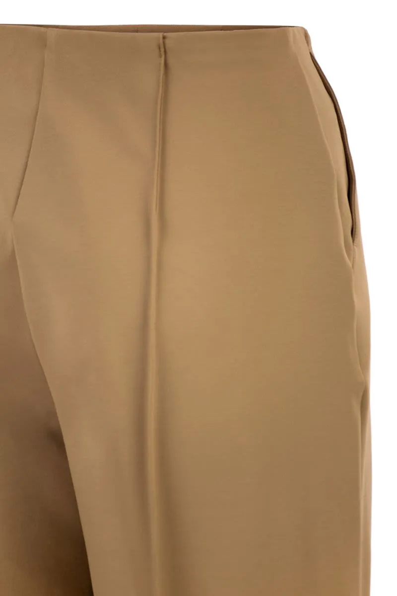 MXPFIACRE - STRAIGHT TAILORED TROUSERS IN STRETCH TECHNICAL JERSEY sold by Lord & Taylor product image thumbnail 4