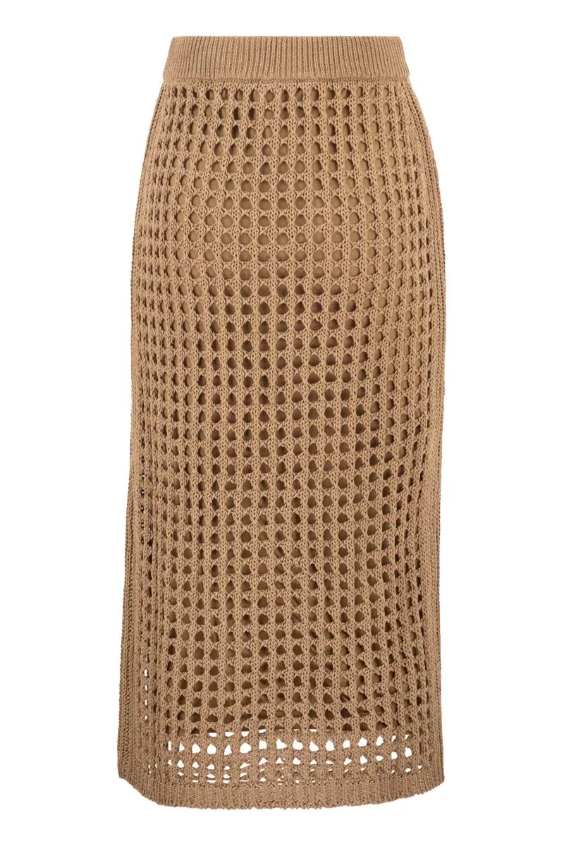 MXPGEODE - OPENWORK COTTON MIDI SKIRT sold by Lord & Taylor product image thumbnail 2