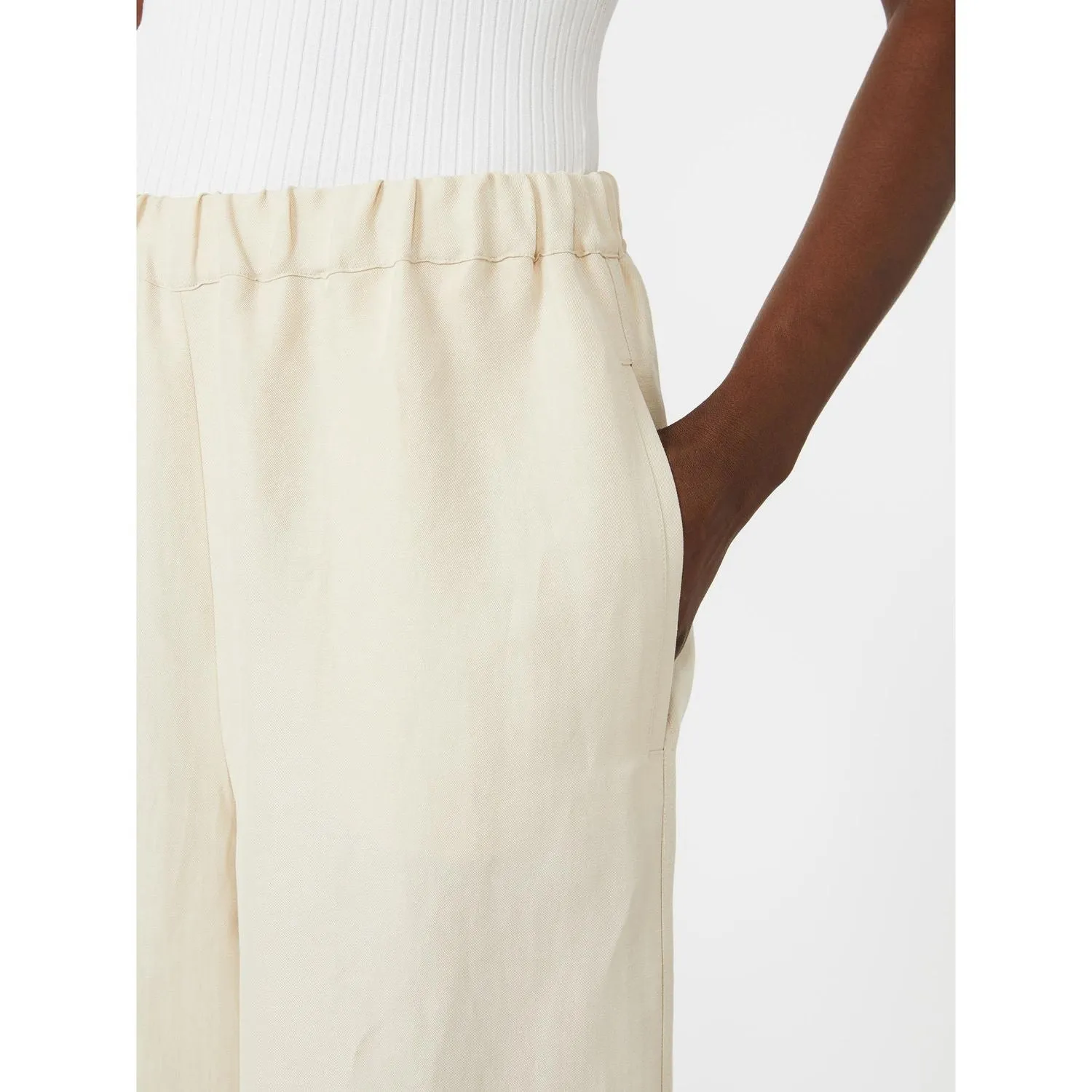 MXMORO - LINEN AND SILK WIDE-LEG TROUSERS sold by Lord & Taylor product image thumbnail 3