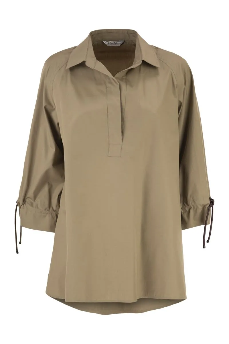 MXMADORNI - COTTON POPLIN BLOUSE sold by Lord & Taylor