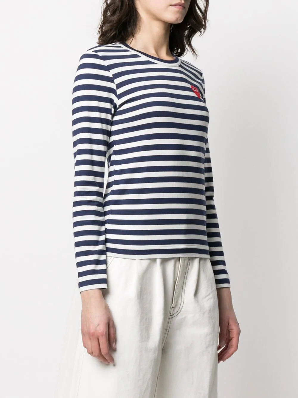 STRIPED COTTON T-SHIRT sold by Lord & Taylor product image thumbnail 4