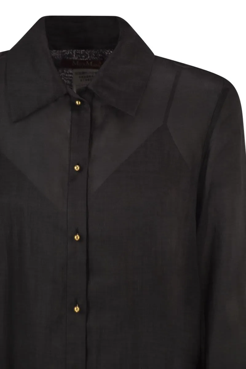 MSTMELA - RAMIE SHIRT DRESS WITH EMBROIDERED HEM AND SLIP sold by Lord & Taylor product image thumbnail 4