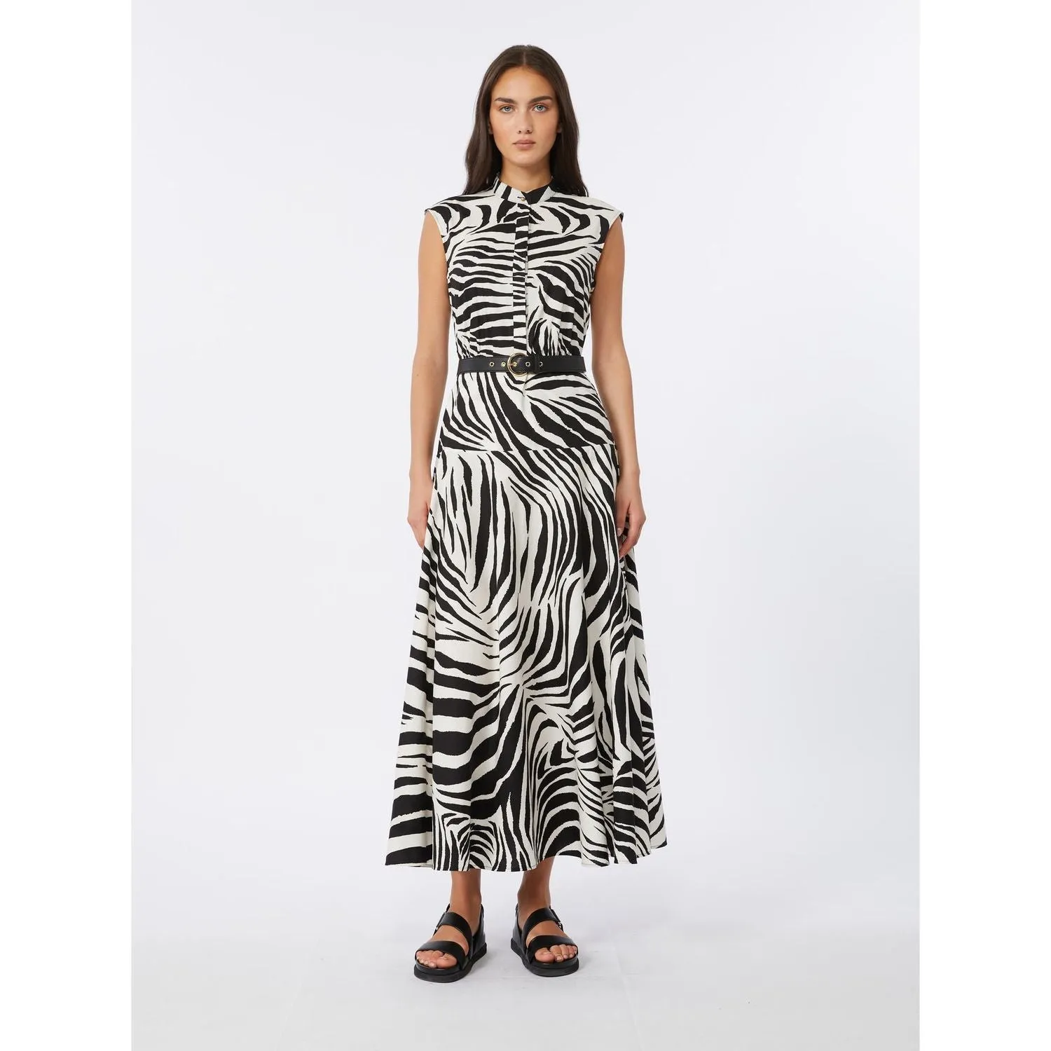 MSTWEST - PRINTED COTTON SHIRT DRESS WITH BELT sold by Lord & Taylor