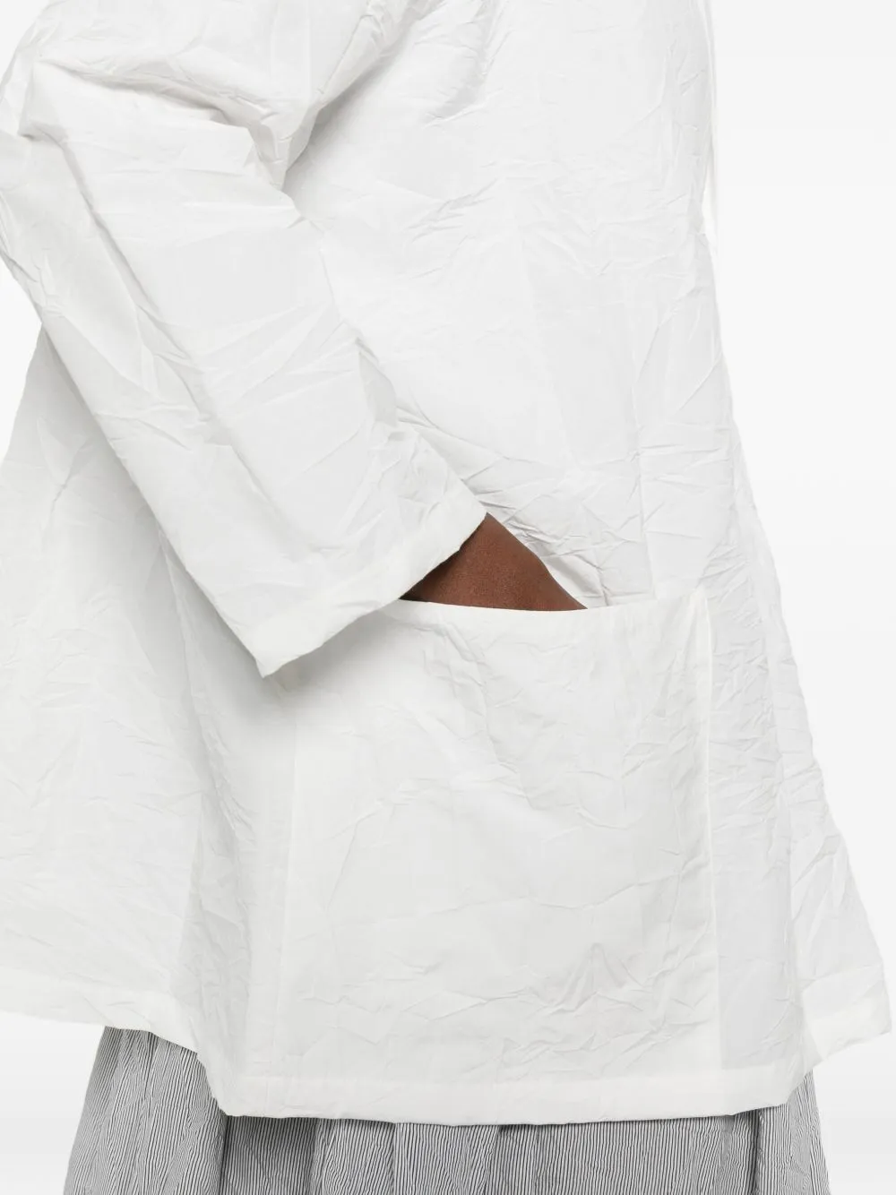 WHITE COTTON-BLEND JACKET sold by Lord & Taylor product image thumbnail 5