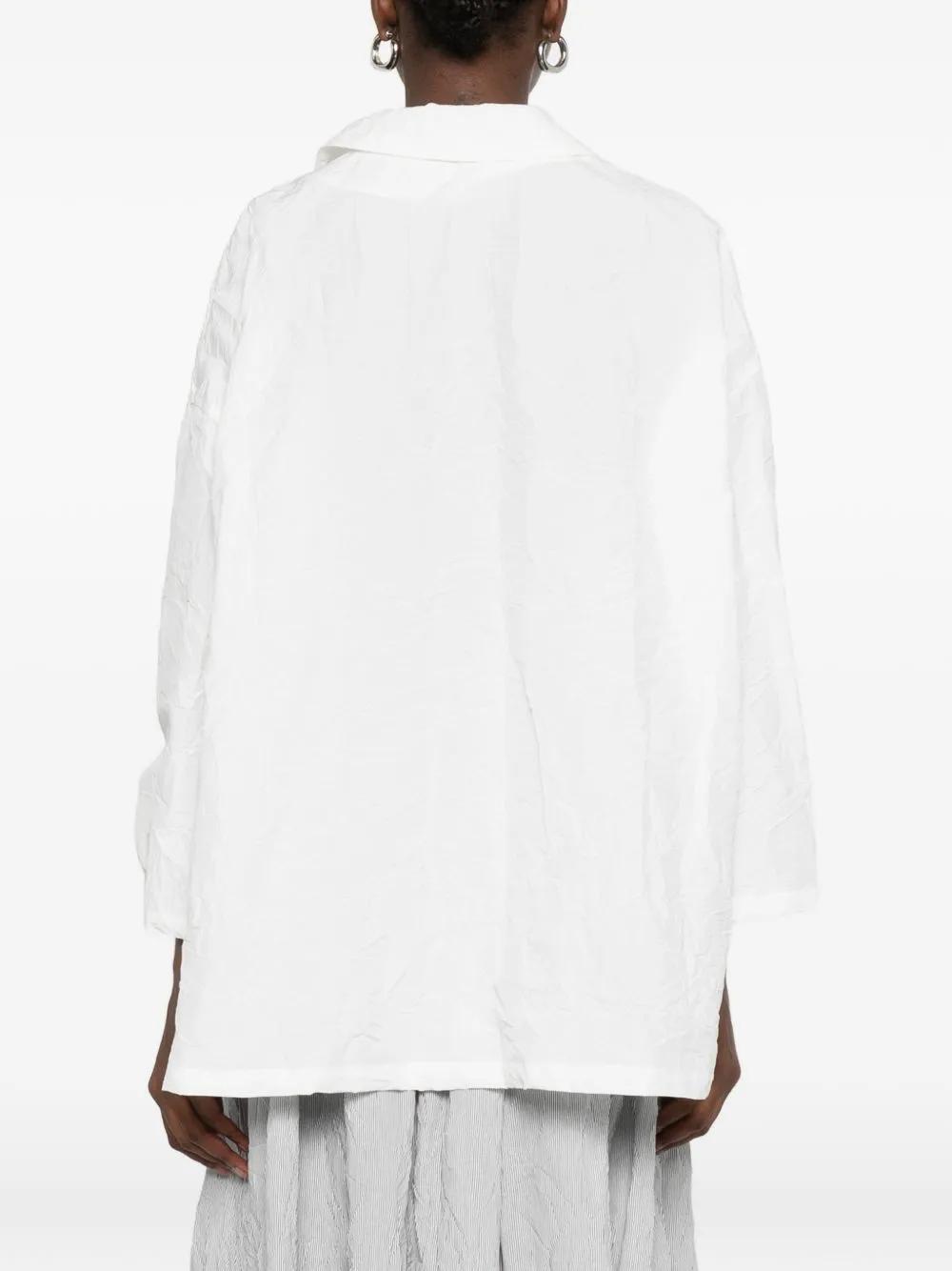 WHITE COTTON-BLEND JACKET sold by Lord & Taylor product image thumbnail 2