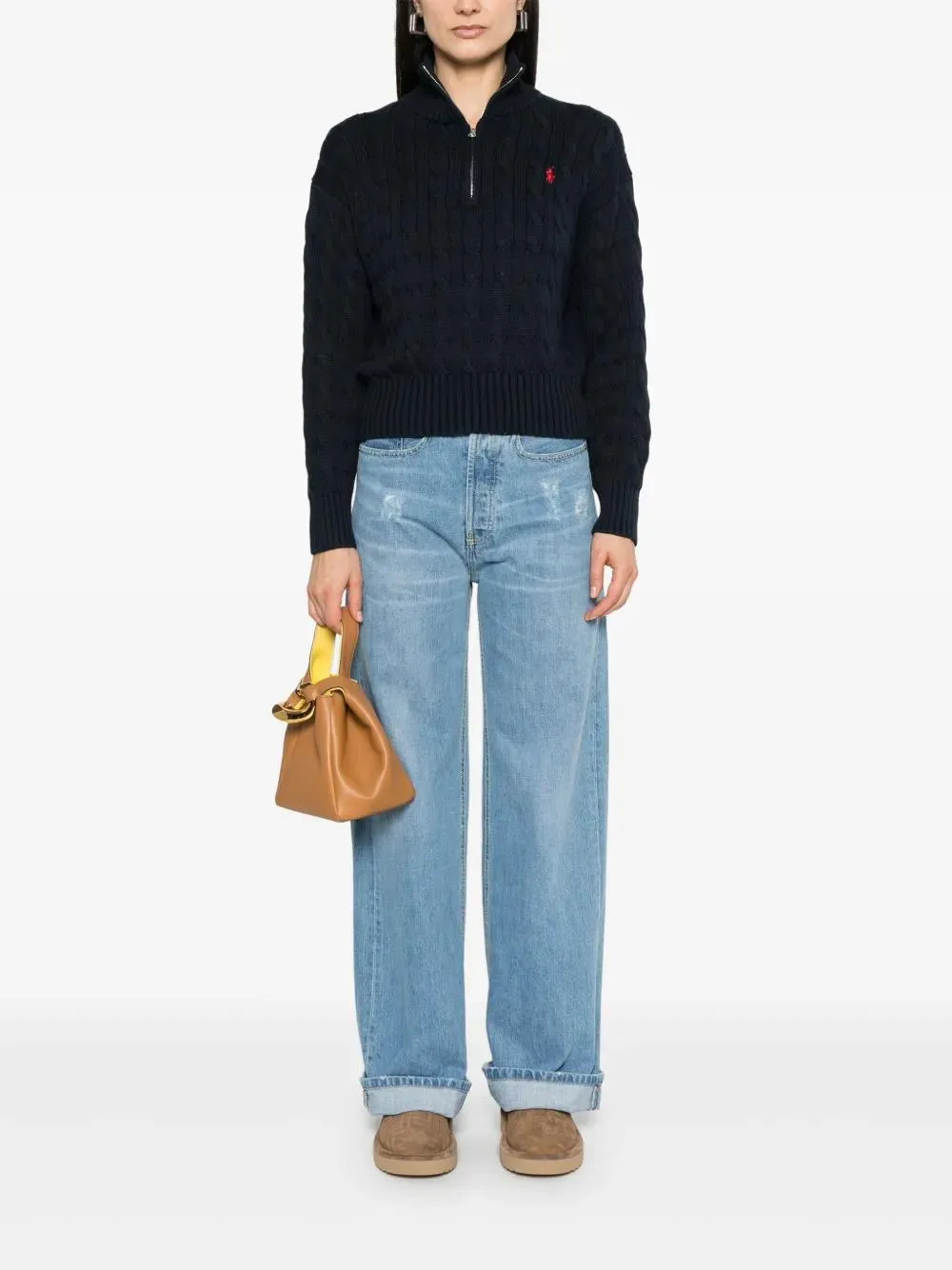 CABLE-KNIT COTTON SWEATER sold by Lord & Taylor product image thumbnail 2