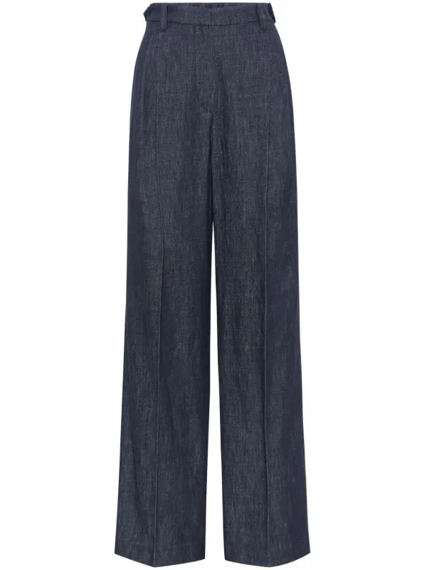 WIDE LEG JEANS made by Brunello Cucinelli