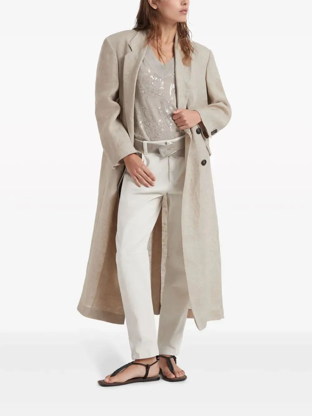 DENIM STRAIGHT TROUSERS sold by Lord & Taylor product image thumbnail 2