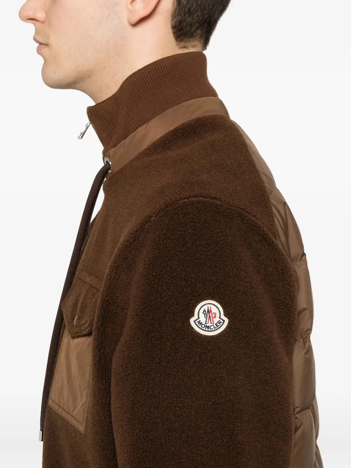 LIGHT BEIGE POLYESTER ACRYLIC ZIP UP CARDIGAN sold by Lord & Taylor product image thumbnail 4