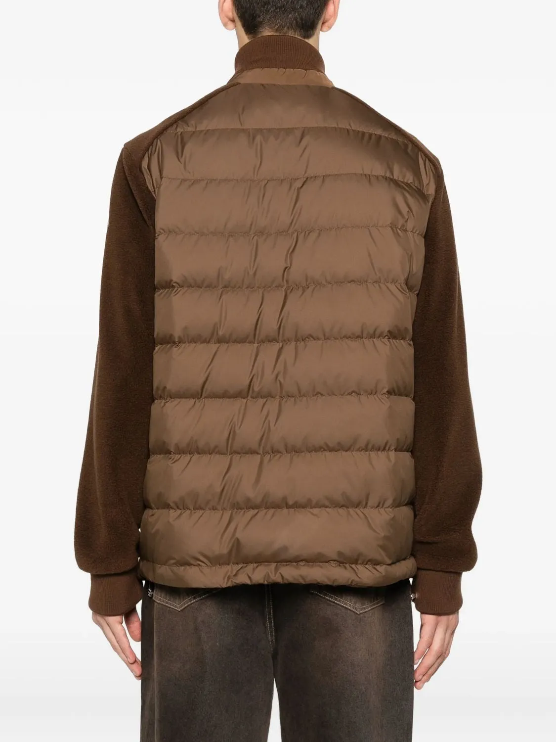 LIGHT BEIGE POLYESTER ACRYLIC ZIP UP CARDIGAN sold by Lord & Taylor product image thumbnail 5