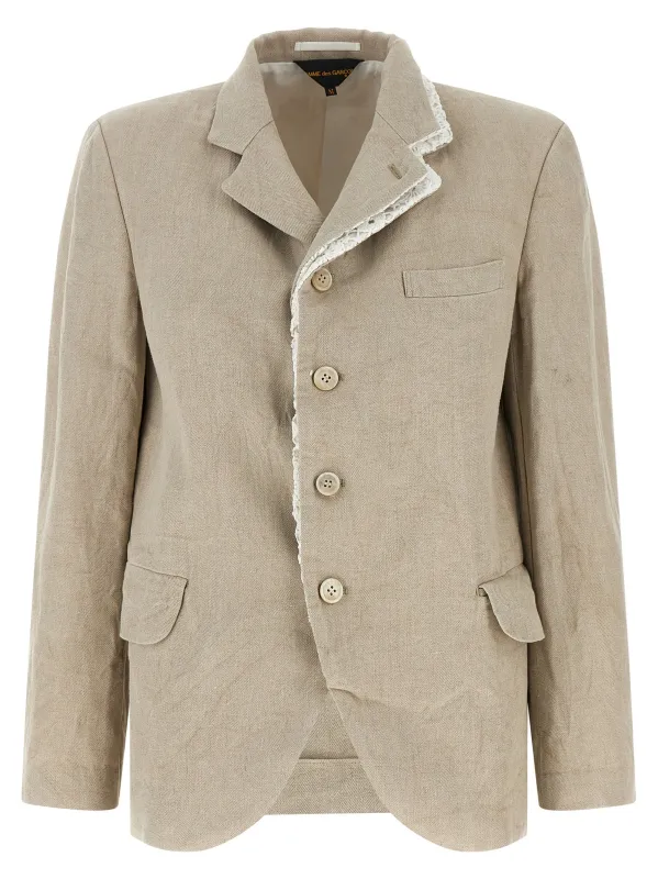 Double layer lapel blazer made by Comme des Garcons