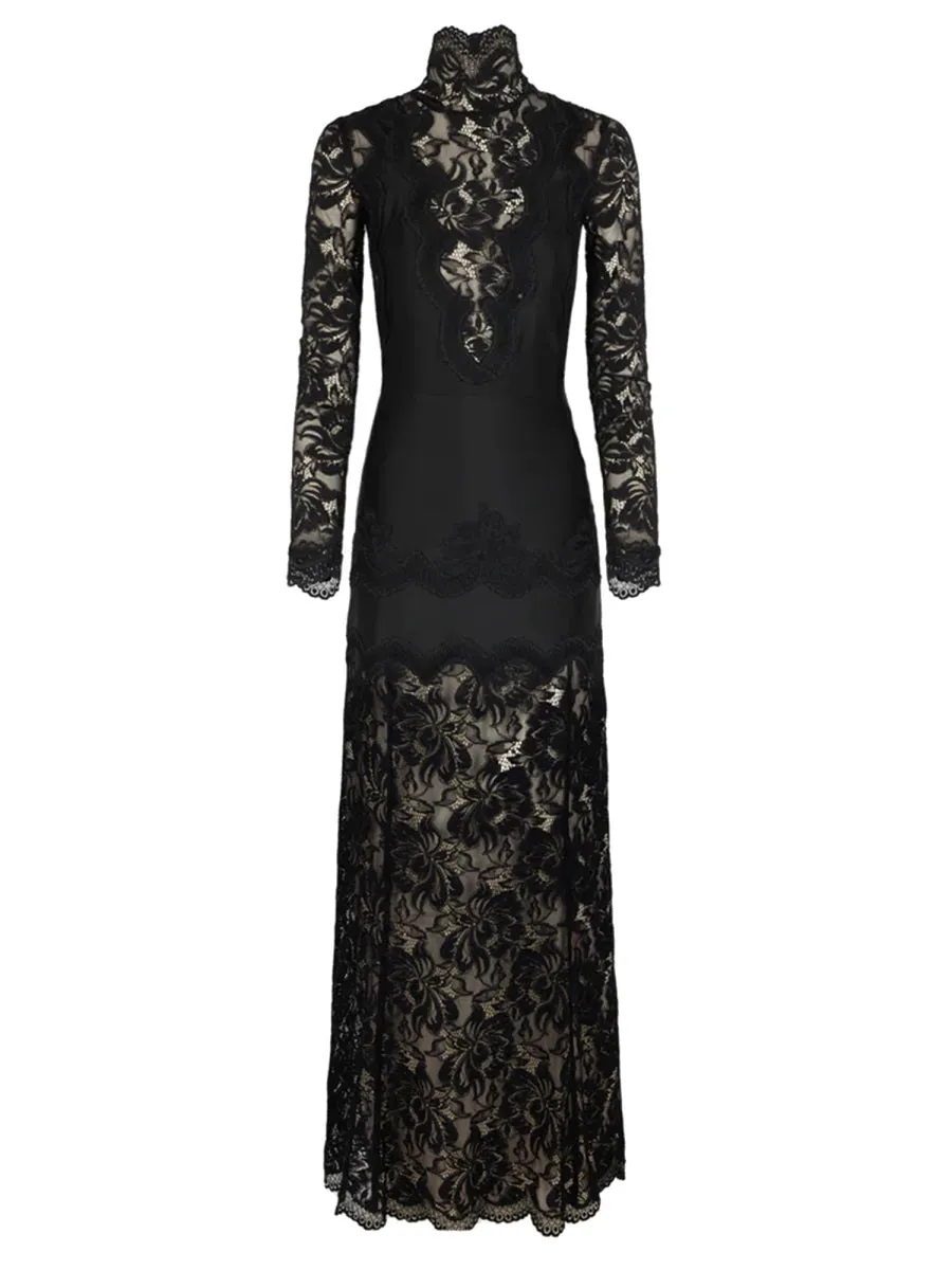 ABITO LUNGO IN PIZZO E JERSEY sold by Lord & Taylor