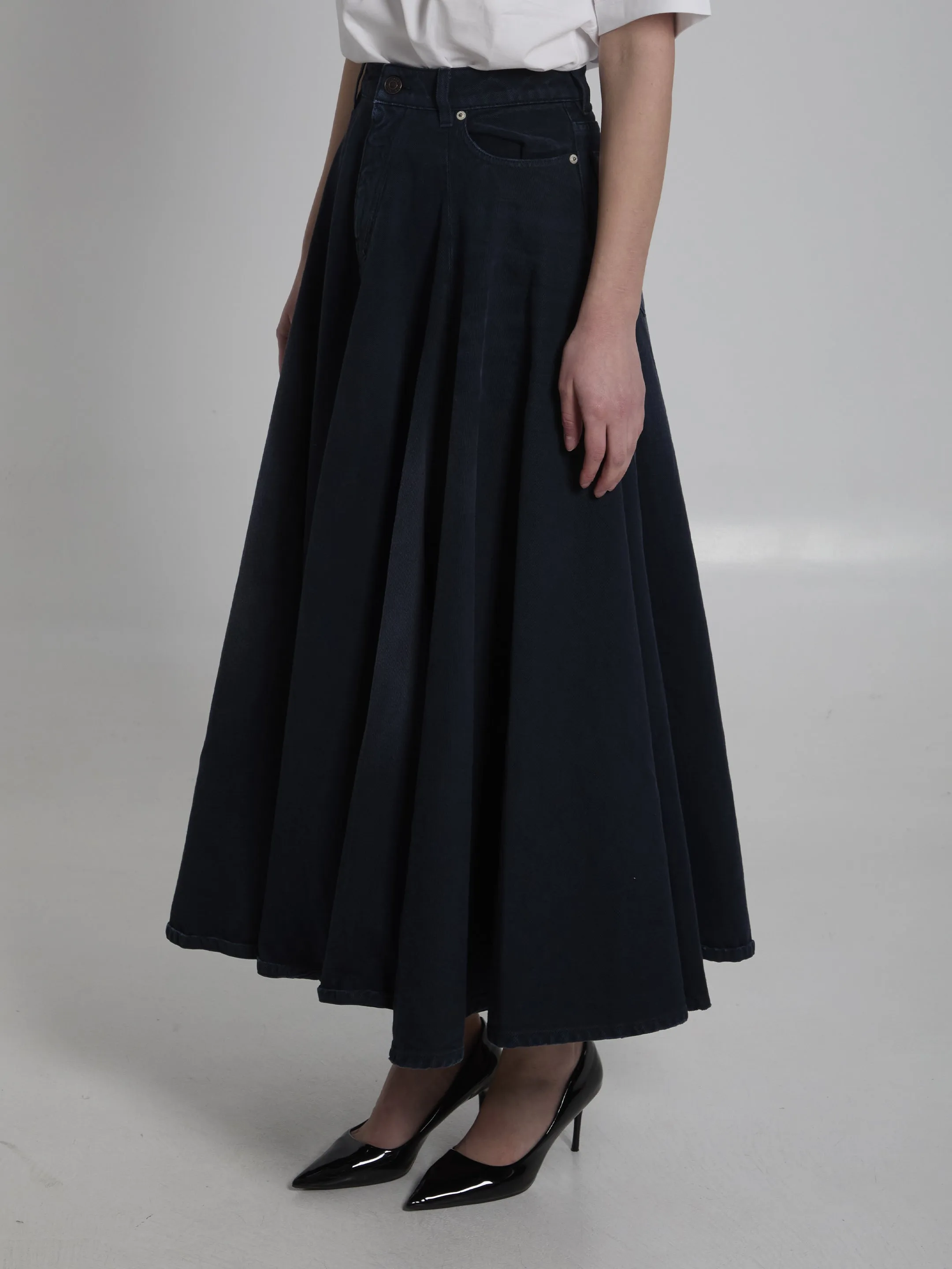 Godet maxi skirt sold by Lord & Taylor product image thumbnail 2