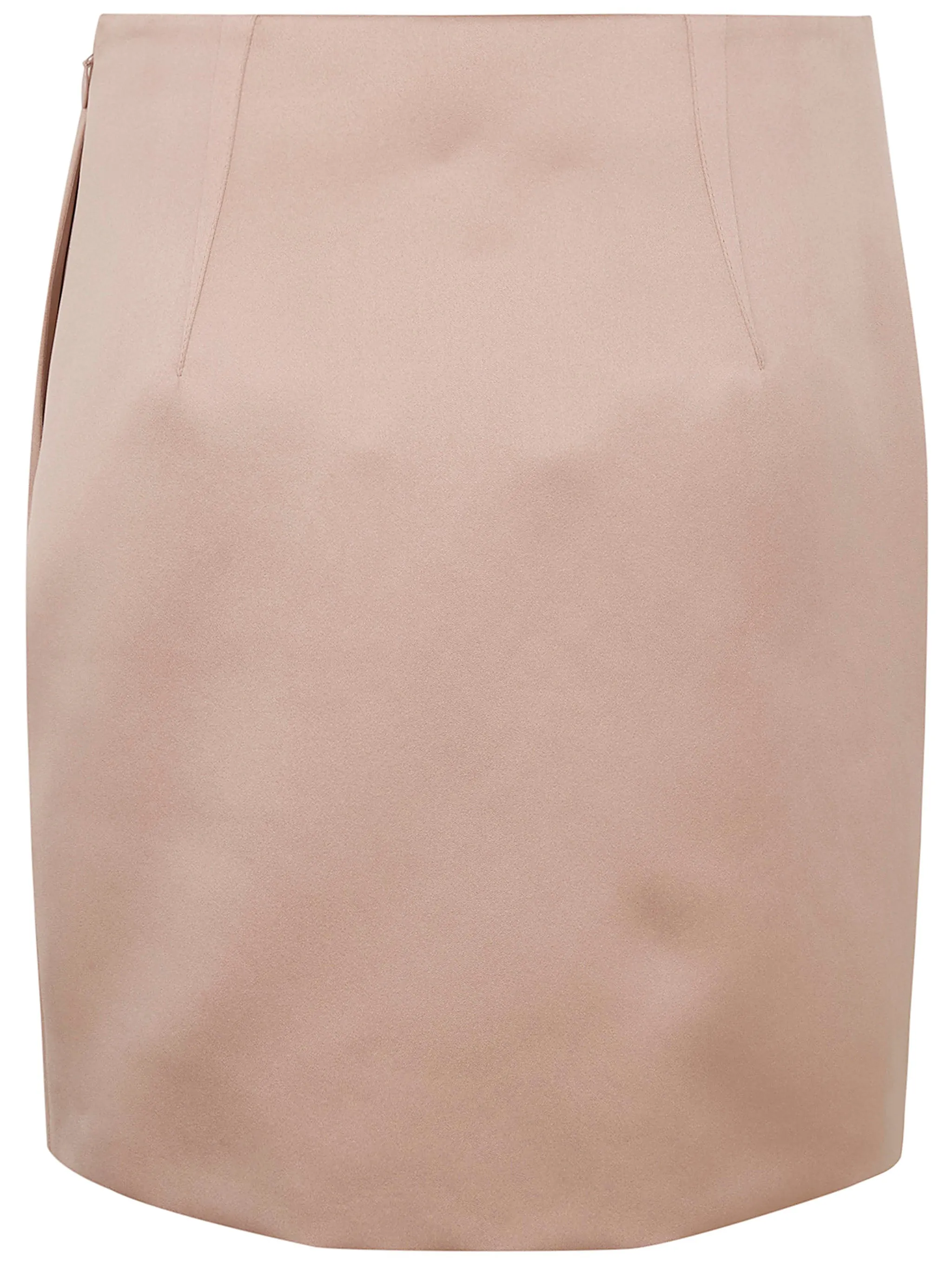 POWDER PINK SATIN MINI SKIRT sold by Lord & Taylor product image thumbnail 4