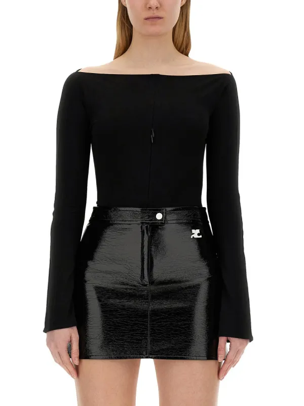 Body In Jersey - Black made by Courreges